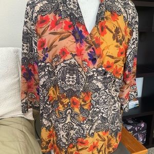 Tianello Silk Plus Size OX in the style Aida blouse